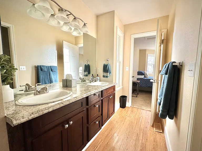 Jack and jill bathroom for bedrooms #2 and #3