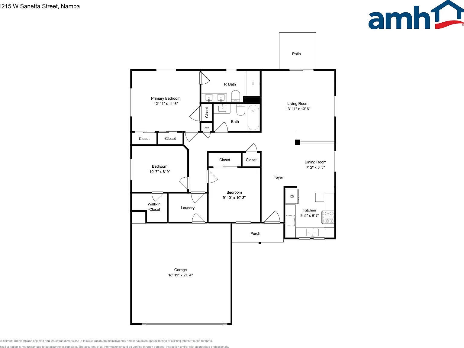 3 bed, 2.0 bath, 1244 sqft, $2,210 — Photo 2