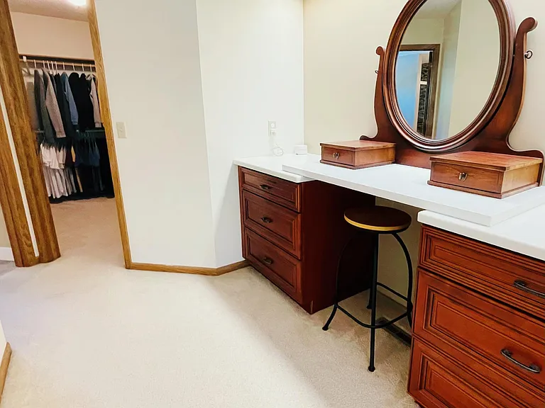 Makeup room in the Master Bedroom.