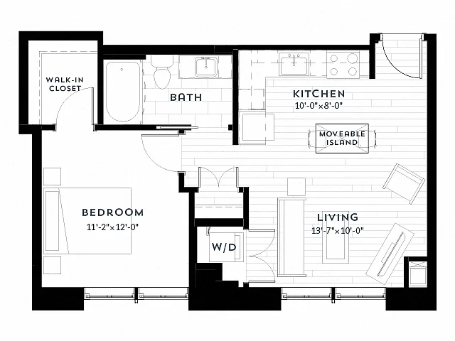 Floor plan 1C upgrade