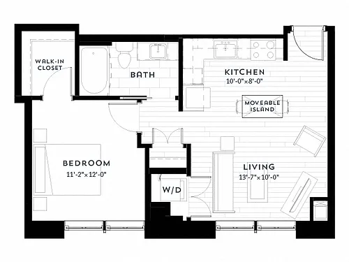 Floor plan 1C upgrade