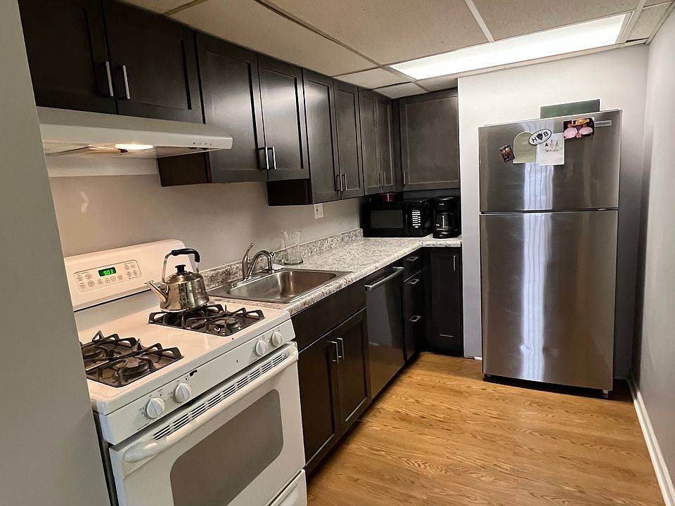 Kitchen with dishwasher.
