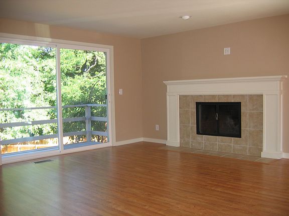 Wood floors in great room 