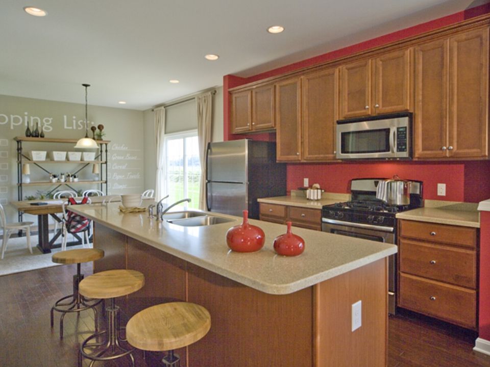 Kitchen with spacious island
