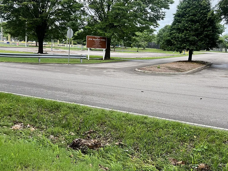 Across the street from the park!