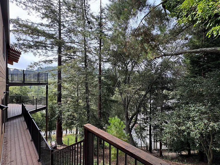 View from rear deck