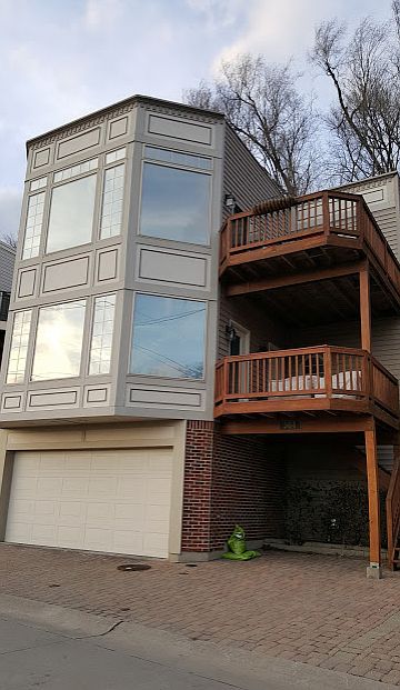In front of your new home!
