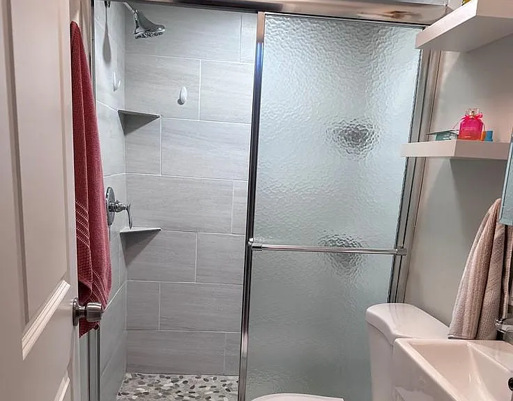 Shower on the lower level