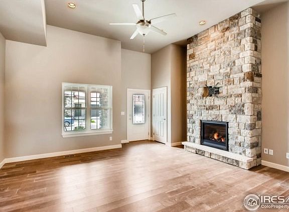 Front-add custom fireplace
