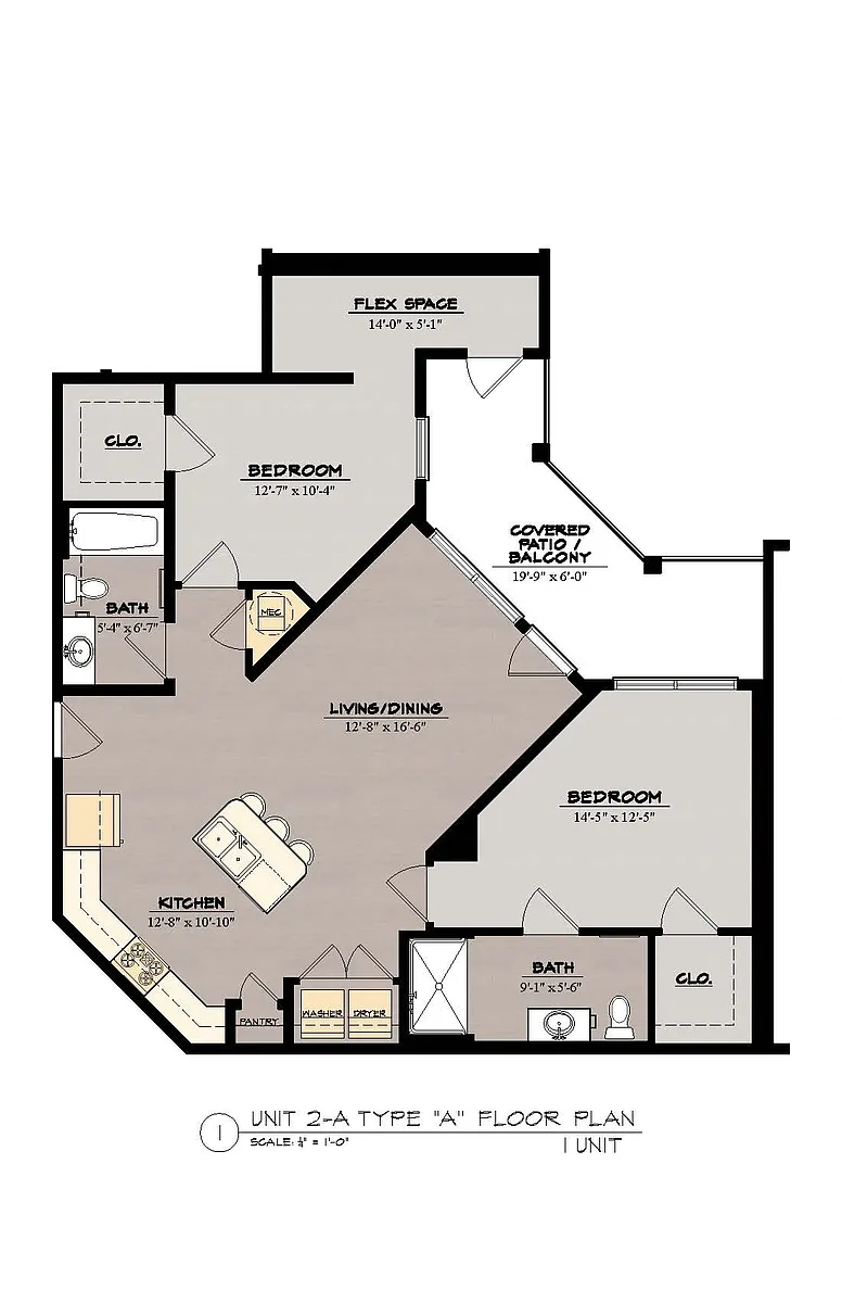 Floor plan THE TAP ROOM 2A-AAX