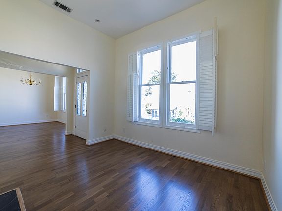 Living room and dining room