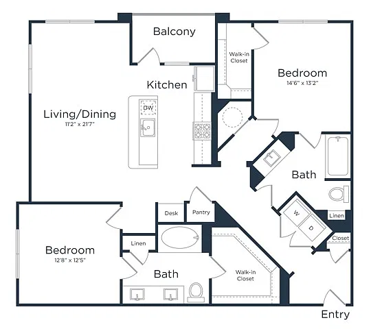 Floor plan B2A