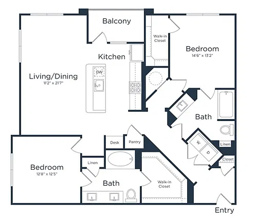 Floor plan B2A