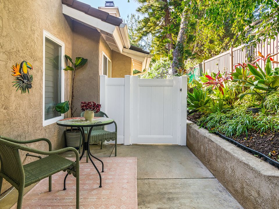 Private fenced patio with separate entrance _ a peaceful outdoor retreat.