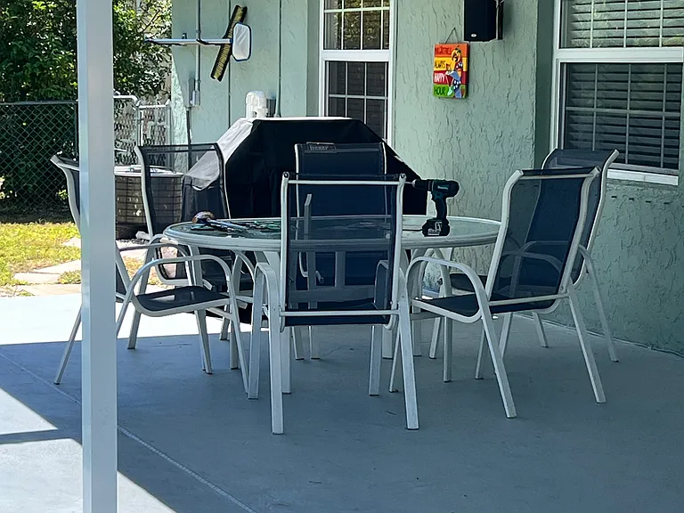 Grill and Dining Area
