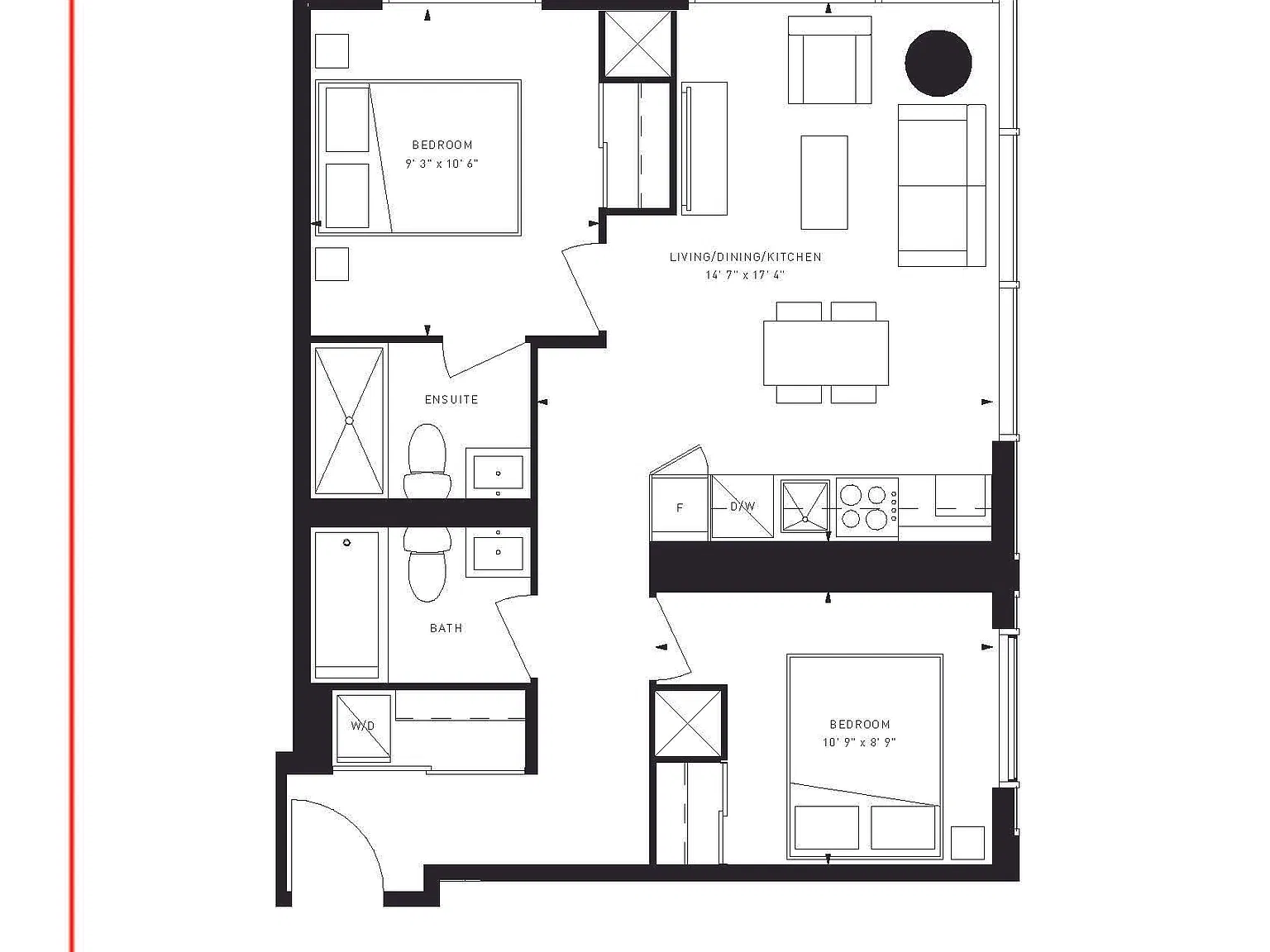 2 bed, $2,600 — Photo 3
