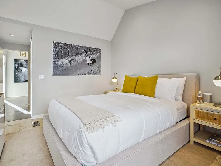 Wrap yourself in soft linens and sink into extra blankets for added coziness.