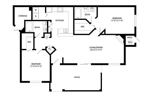 Floor plan Longs