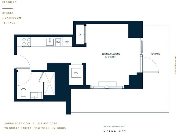 2nd image of 20 Broad St APT 2803