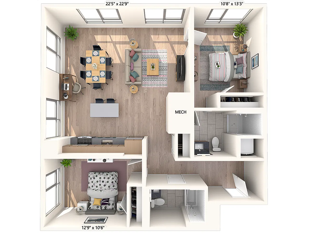 Floor plan W-D7