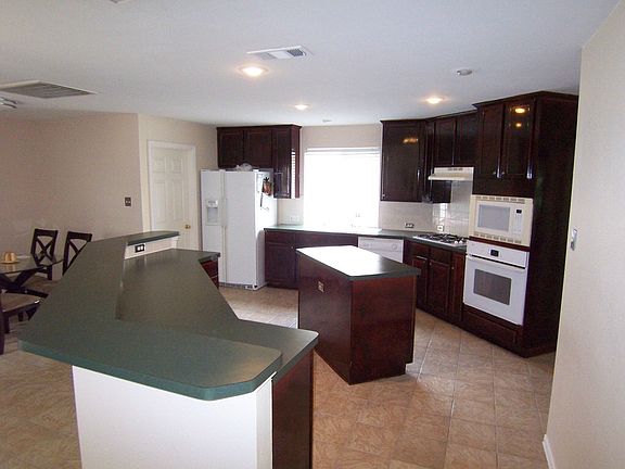 Spacious Island Kitchen View 1