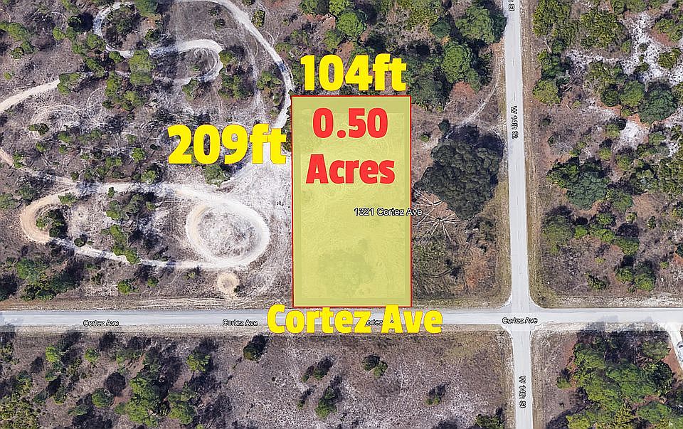 Oversized 0.50 Acres Lot