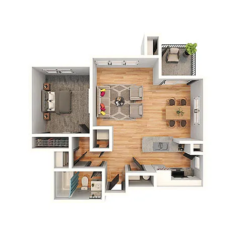 Floor plan A1C
