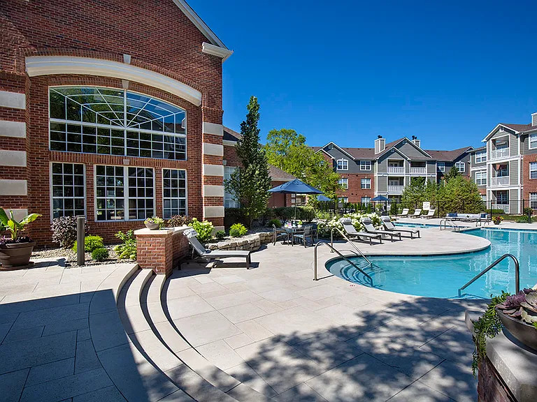 Resort-style pool and expansive sundeck