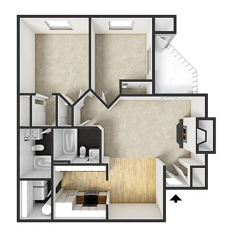 Floor plan Multnomah