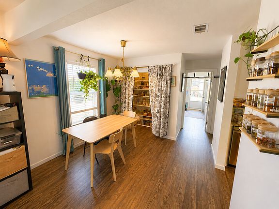 Kitchen Table from Living Room View