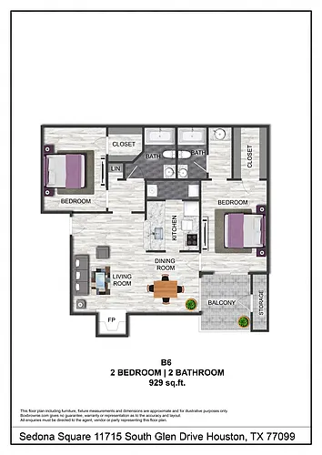 Floor plan B6