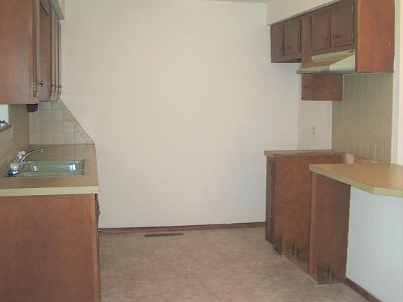 Kitchen with NEW Dishwasher and NEW Vinyl