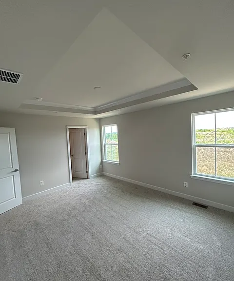 3rd floor master bedroom with vault ceiling