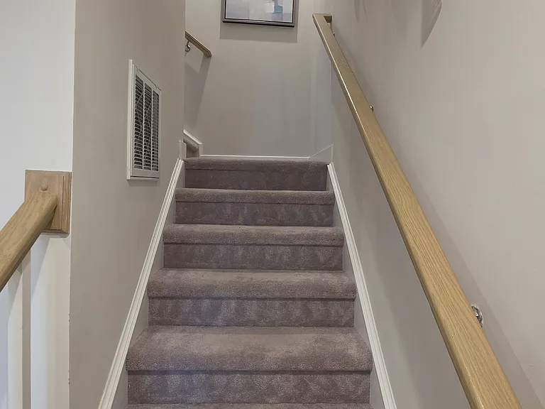 Stairs to second level.