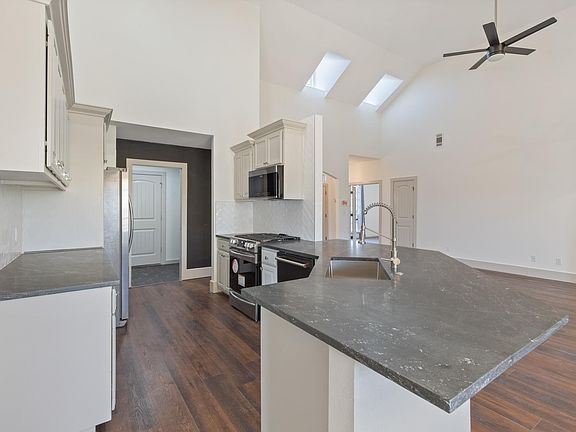 Kitchen - Living Room and Skylights