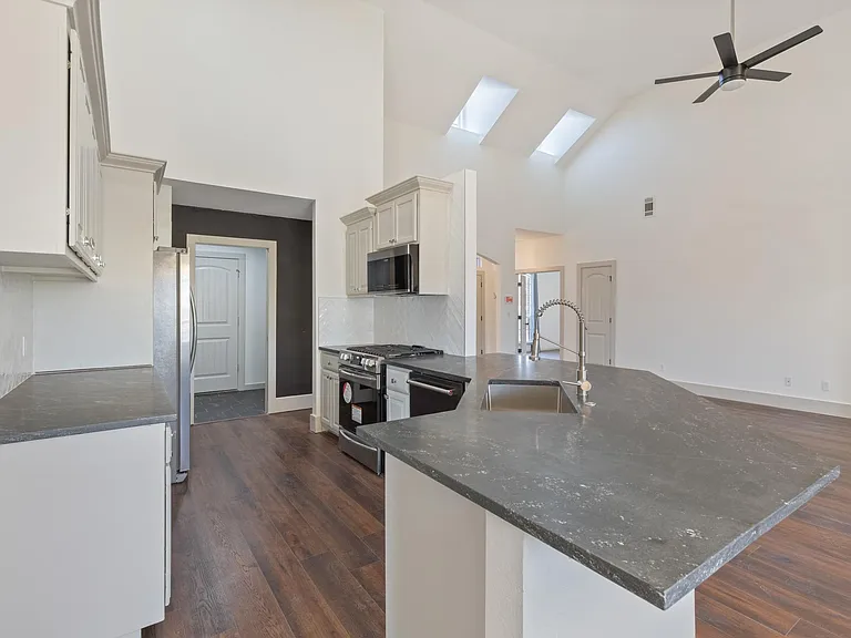 Kitchen - Living Room and Skylights