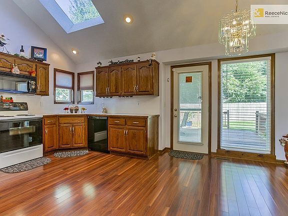 Kitchen with ext to deck.