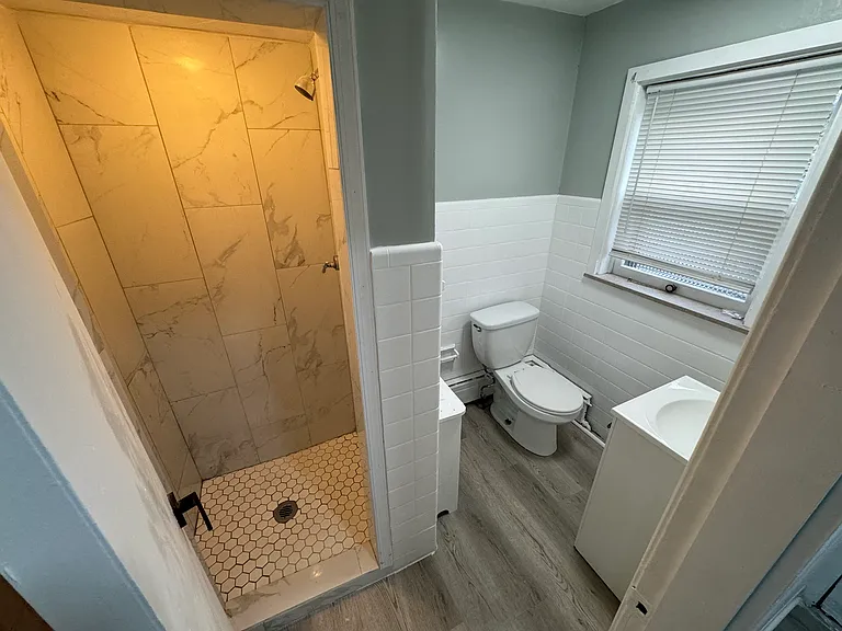 Bathroom with walk in shower