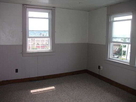 living room with new windows