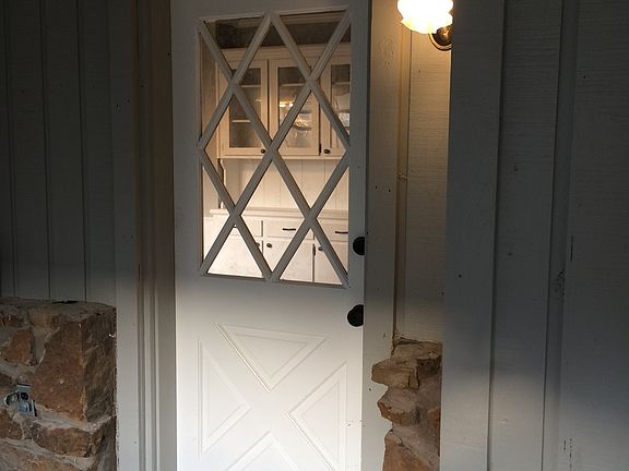 back door into flex room