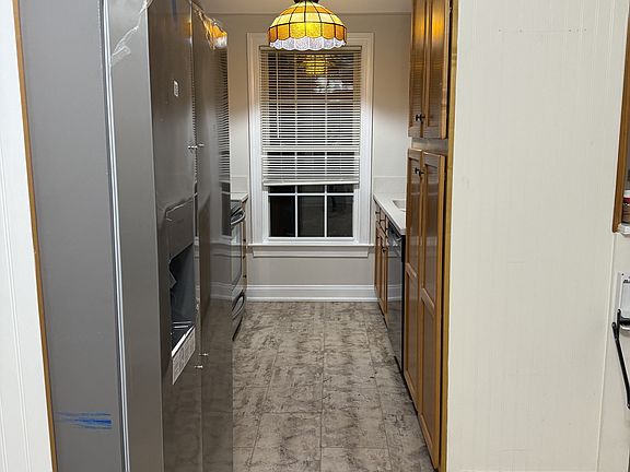 kitchen facing front of house