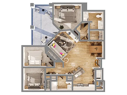 Floor plan C1