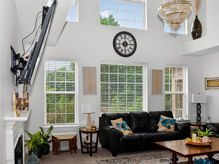 Livingroom _ Shown furnished. If a furnished rental arrangement is agreed upon, the room would be presented as shown.