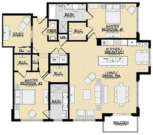 Floor plan C4