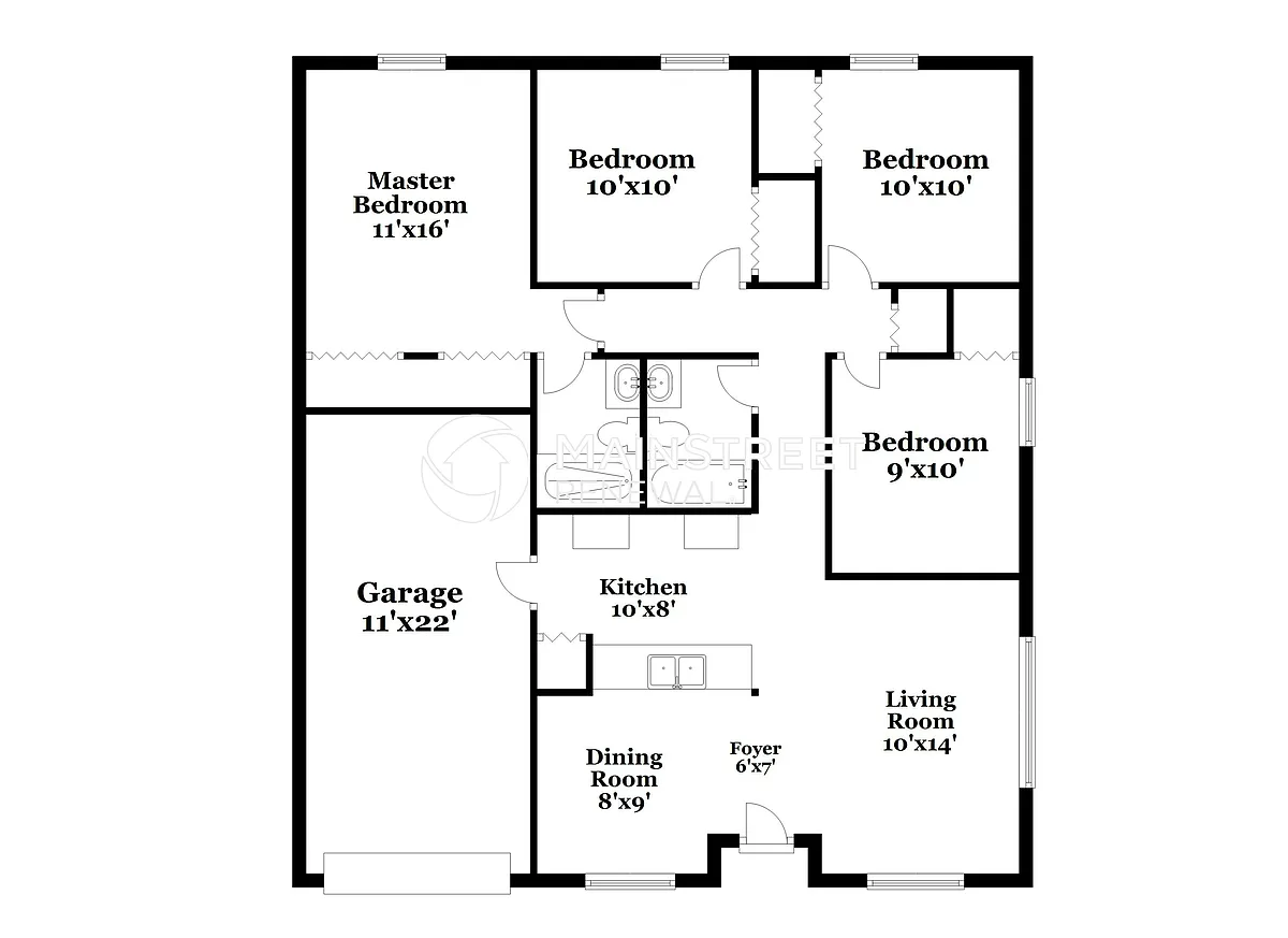 Floor Plan - 7807 Pine Fork Dr