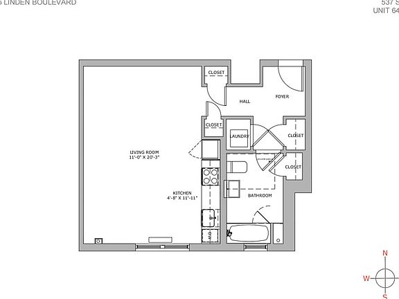 2nd image of 95 Linden Blvd #64B