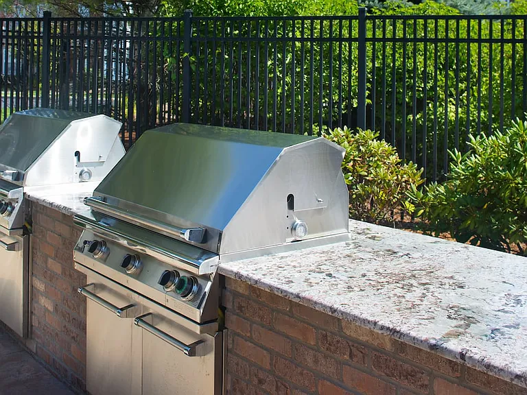Barbecue grilling stations