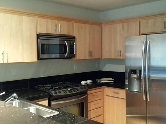 Kitchen with granite counter top