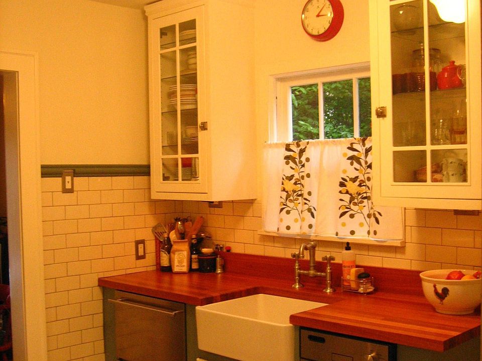 Renovated Kitchen:  Drawer Style Refrigeration, Apron Front Sink, Rohl Faucet