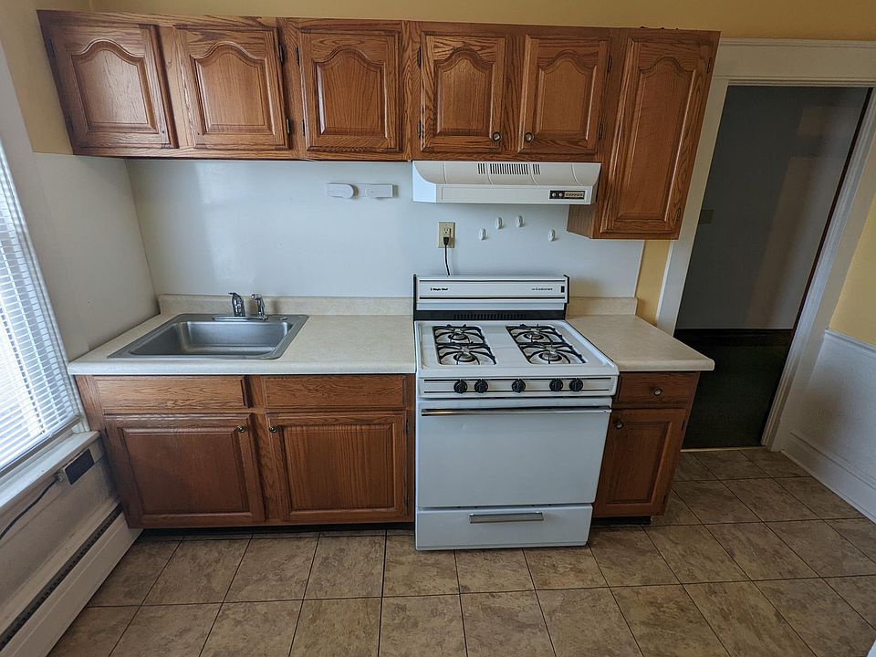 Kitchen with gas stove